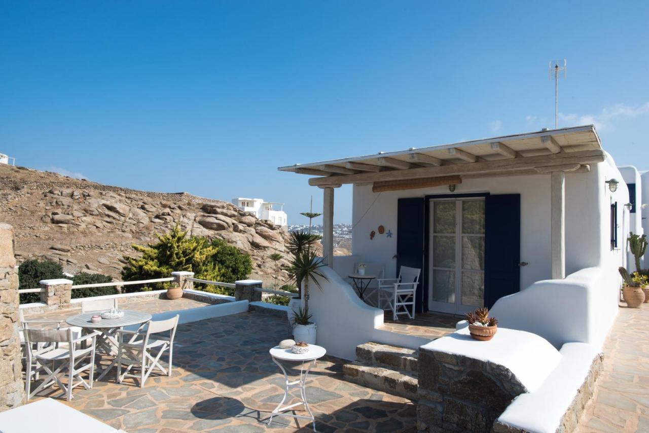Mykonos Town Yalos Mykonos Ornos Pouli Private Apartments W Shared Swimming Pool מראה חיצוני תמונה