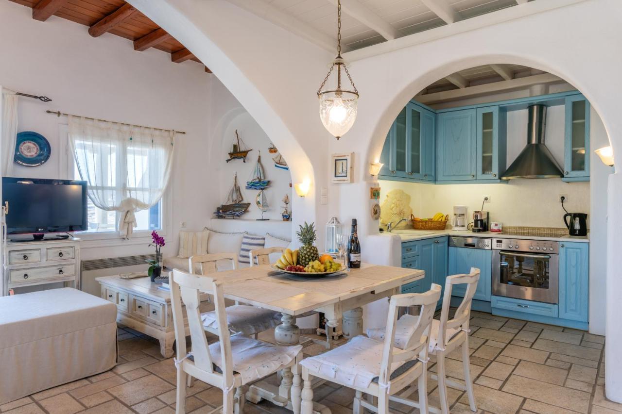 Mykonos Town Yalos Mykonos Ornos Pouli Private Apartments W Shared Swimming Pool מראה חיצוני תמונה