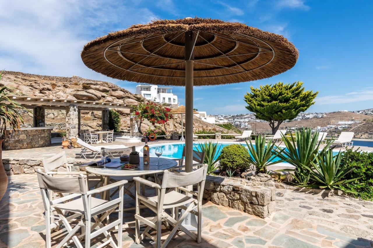 Mykonos Town Yalos Mykonos Ornos Pouli Private Apartments W Shared Swimming Pool מראה חיצוני תמונה