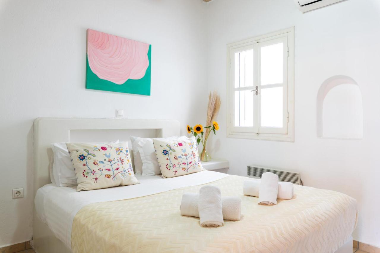 Mykonos Town Yalos Mykonos Ornos Pouli Private Apartments W Shared Swimming Pool מראה חיצוני תמונה