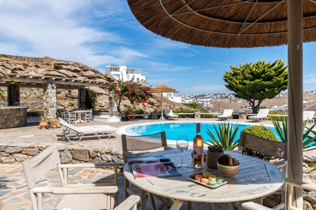 Mykonos Town Yalos Mykonos Ornos Pouli Private Apartments W Shared Swimming Pool מראה חיצוני תמונה