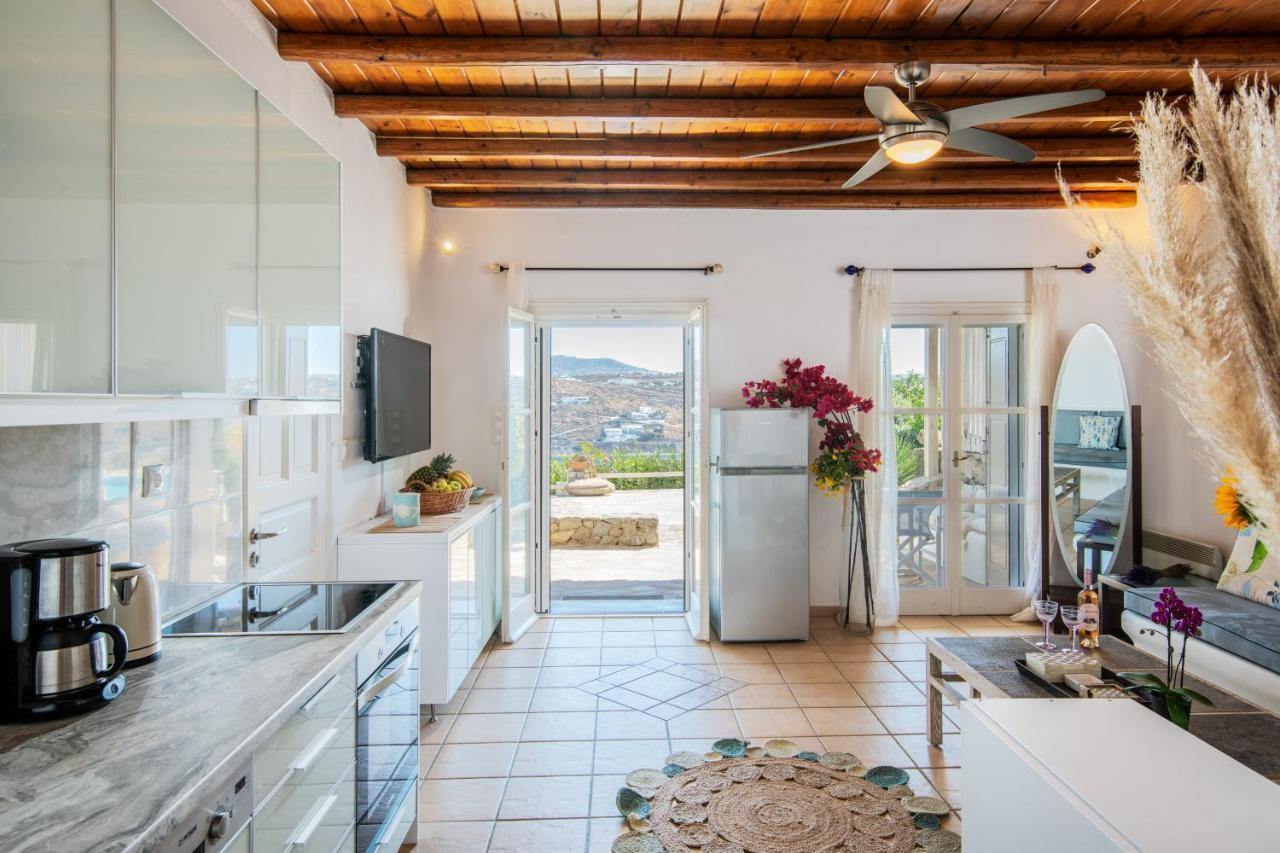 Mykonos Town Yalos Mykonos Ornos Pouli Private Apartments W Shared Swimming Pool מראה חיצוני תמונה