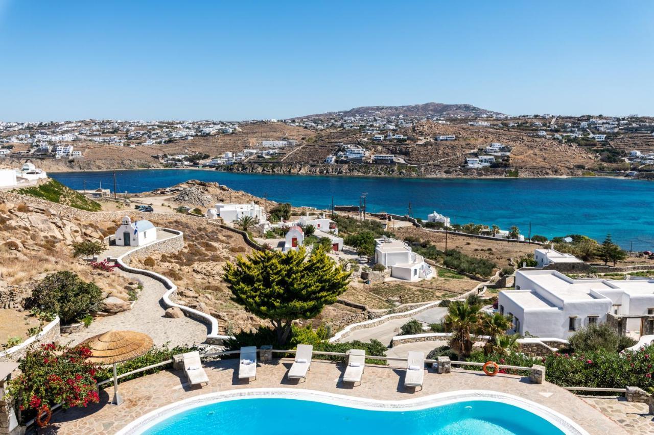 Mykonos Town Yalos Mykonos Ornos Pouli Private Apartments W Shared Swimming Pool מראה חיצוני תמונה